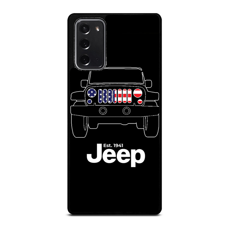 JEEP AMERICA 1941 Samsung Galaxy Note 20 Case Cover