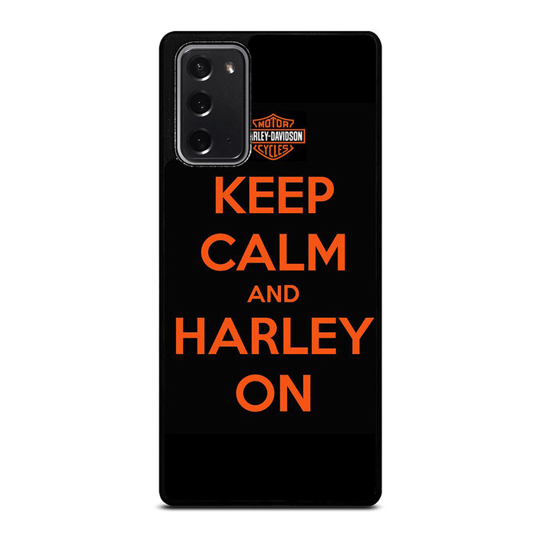 KEEP CALM AND HARLEY ON Samsung Galaxy Note 20 Case Cover KEEP CALM AND HARLEY ON Samsung Galaxy Note 20 Case Cover