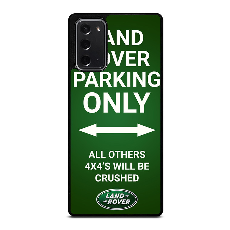 LAND ROVER PARKING ONLY Samsung Galaxy Note 20 Case Cover LAND ROVER PARKING ONLY Samsung Galaxy Note 20 Case Cover