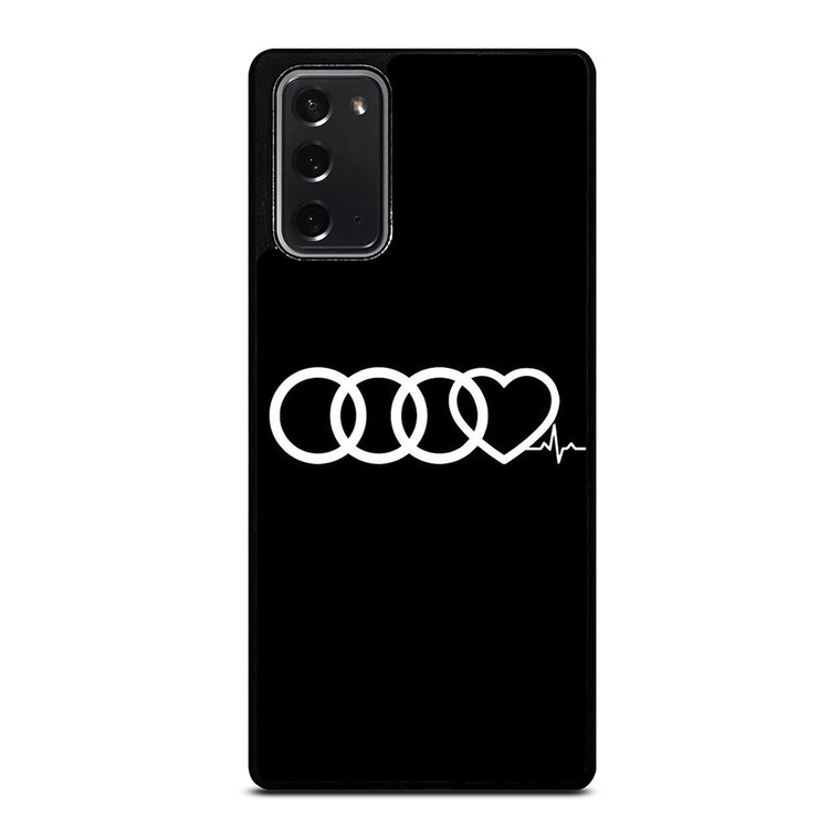 LOVE AUDI CAR Samsung Galaxy Note 20 Case Cover LOVE AUDI CAR Samsung Galaxy Note 20 Case Cover