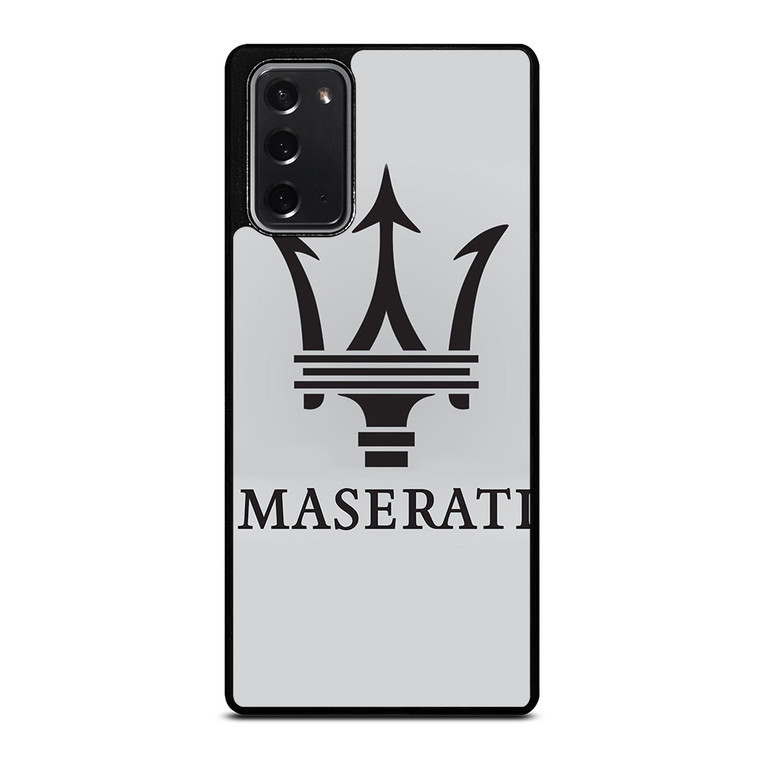 MASERATI FLAT LOGO 2 Samsung Galaxy Note 20 Case Cover MASERATI FLAT LOGO 2 Samsung Galaxy Note 20 Case Cover