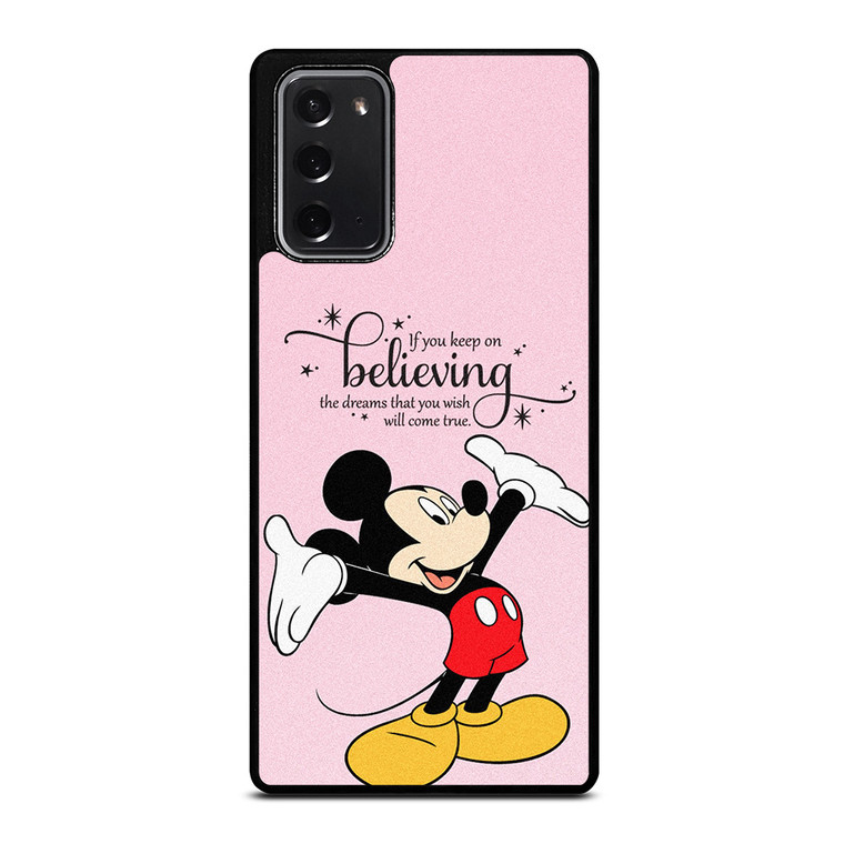 MICKEY MOUSE DISNEY QUOTES Samsung Galaxy Note 20 Case Cover