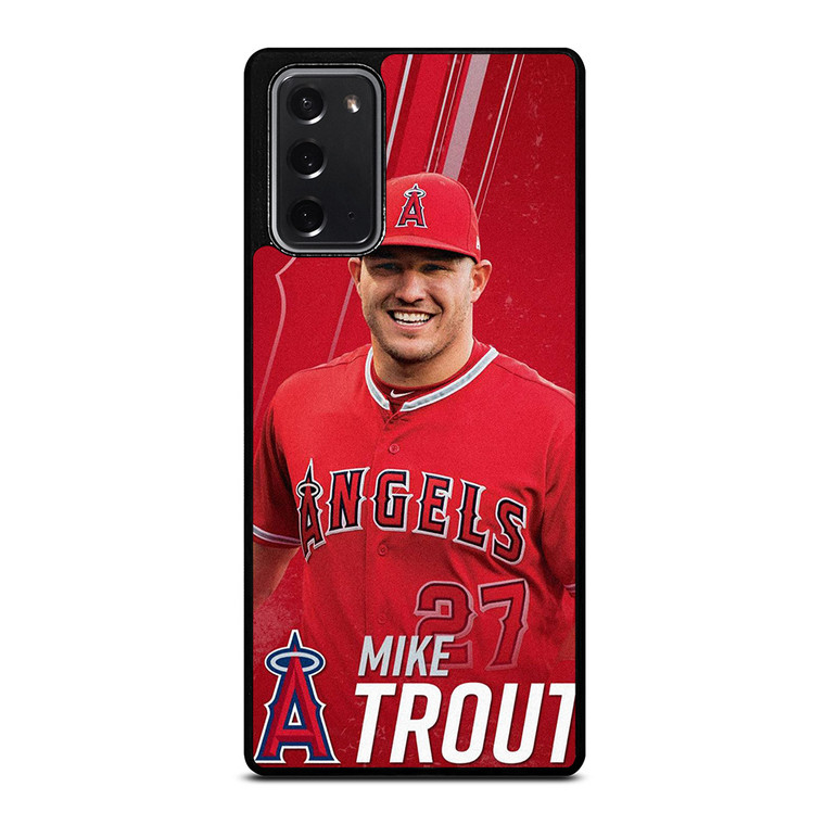 MIKE TROUT LOS ANGELES ANGELS BASEBALL 2 Samsung Galaxy Note 20 Case Cover