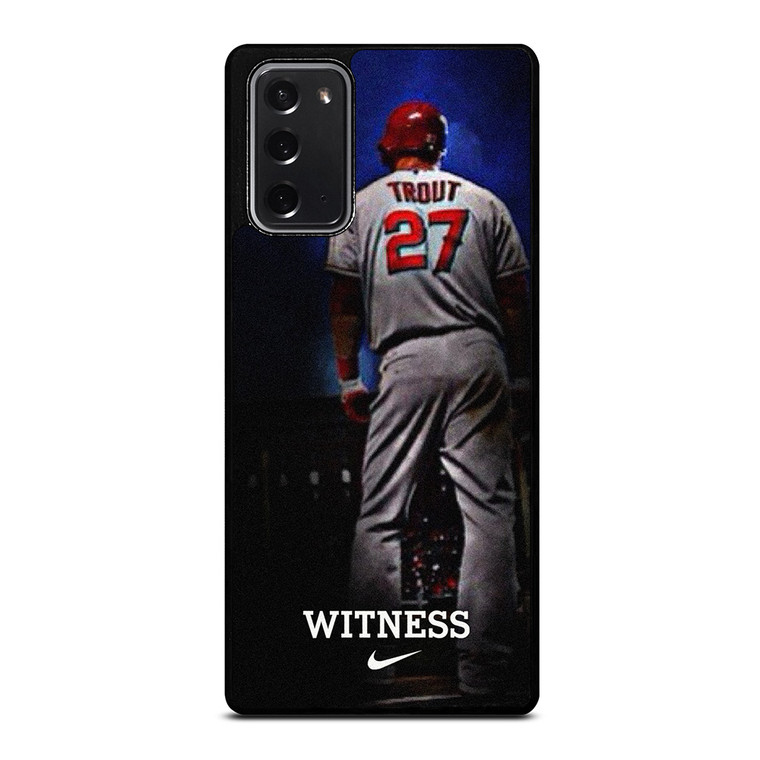 MIKE TROUT LOS ANGELES ANGELS MLB 2 Samsung Galaxy Note 20 Case Cover