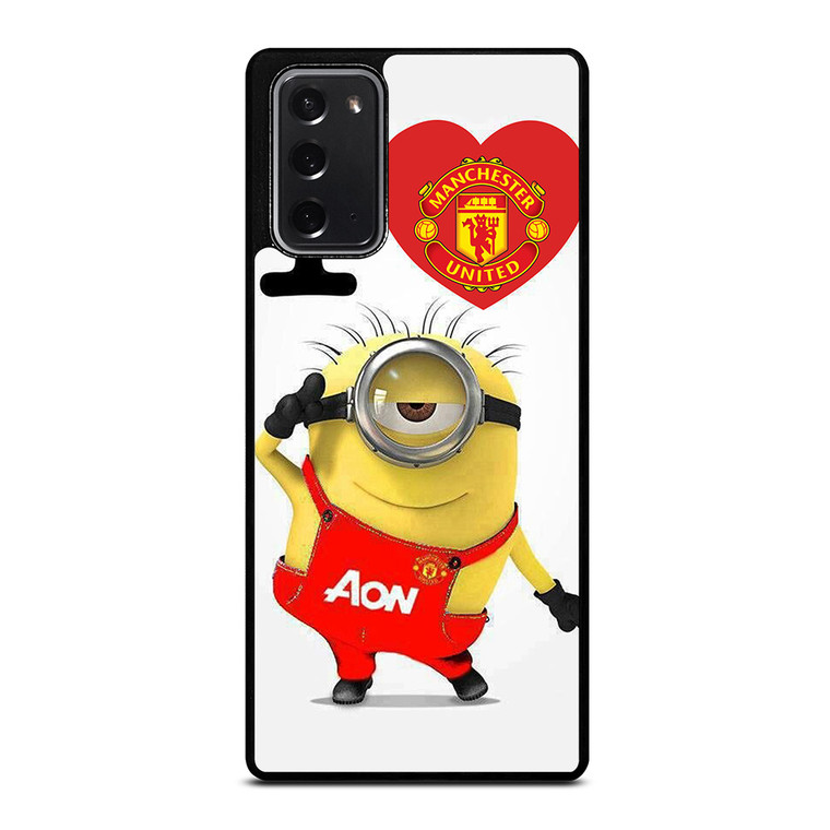 MINIONS LOVE MANCHESTER UNITED Samsung Galaxy Note 20 Case Cover