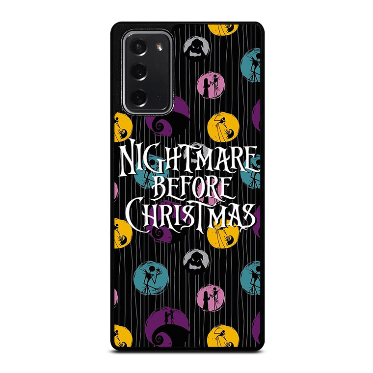 NIGHTMARE BEFORE CHRISTMAS PATTERN Samsung Galaxy Note 20 Case Cover NIGHTMARE BEFORE CHRISTMAS PATTERN Samsung Galaxy Note 20 Case Cover