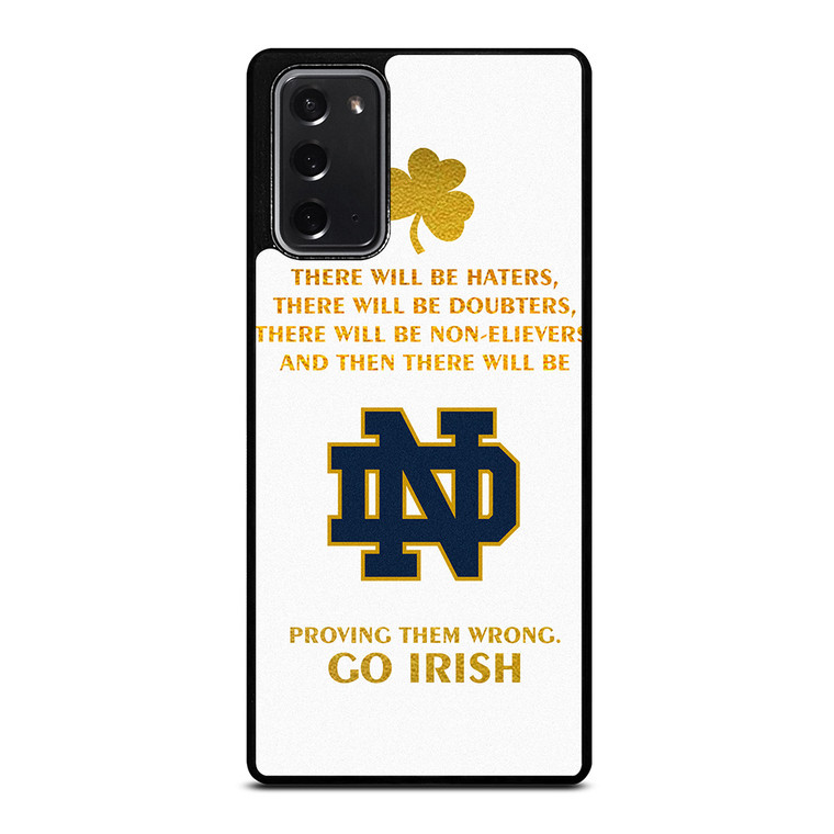 NOTRE DAME FIGHTING IRISH QUOTES Samsung Galaxy Note 20 Case Cover