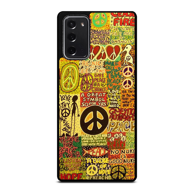 PEACE TAPESTRY PATTERN Samsung Galaxy Note 20 Case Cover