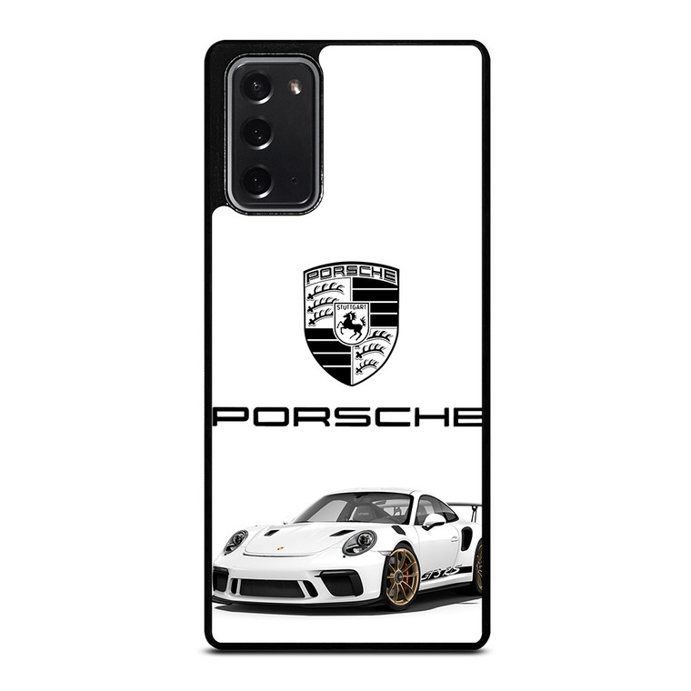 PORSCHE GT3 RS WHITE Samsung Galaxy Note 20 Case Cover