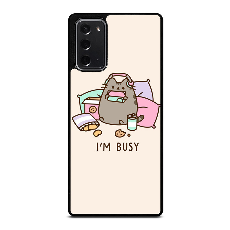 PUSHEEN BUSY CAT Samsung Galaxy Note 20 Case Cover PUSHEEN BUSY CAT Samsung Galaxy Note 20 Case Cover