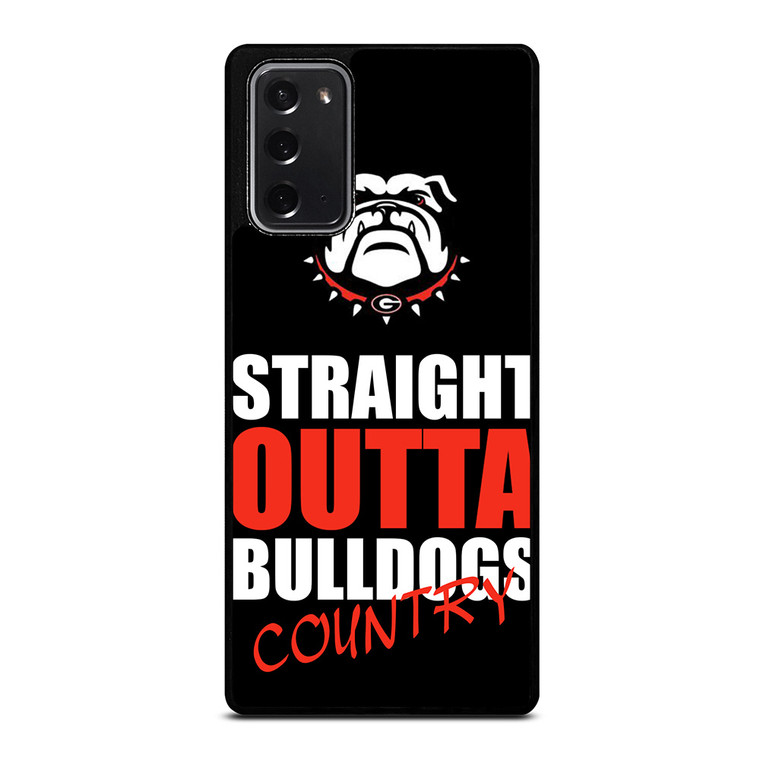 STRAIGHT OUTTA GEORGIA BULLDOGS Samsung Galaxy Note 20 Case Cover