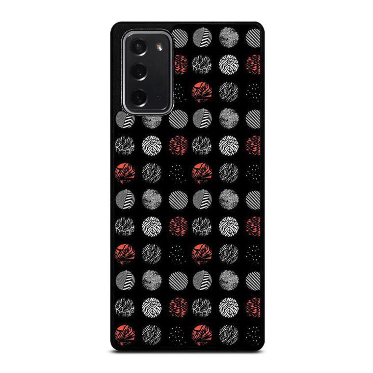 TWENTY ONE PILOTS BLURRYFACE PATTERN Samsung Galaxy Note 20 Case Cover