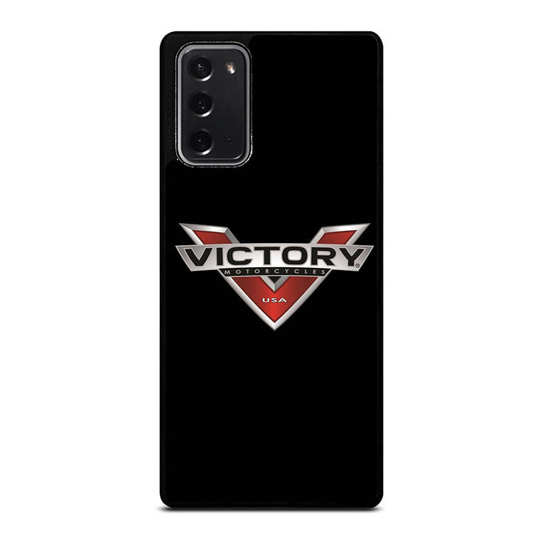 VICTORY MOTORCYCLES USA BLACK Samsung Galaxy Note 20 Case Cover