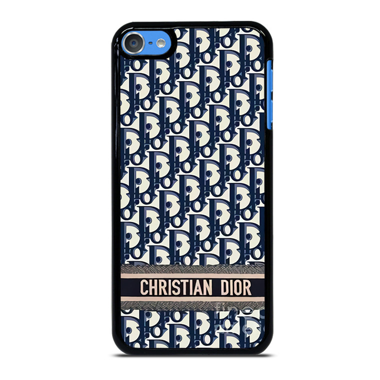 CHRISTIAN DIOR LOGO BLUE iPod Touch 7 Case Cover