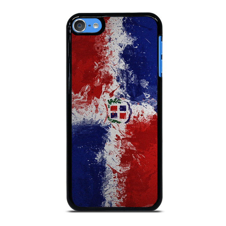 DOMINICAN REPUBLIC FLAG ART iPod Touch 7 Case Cover
