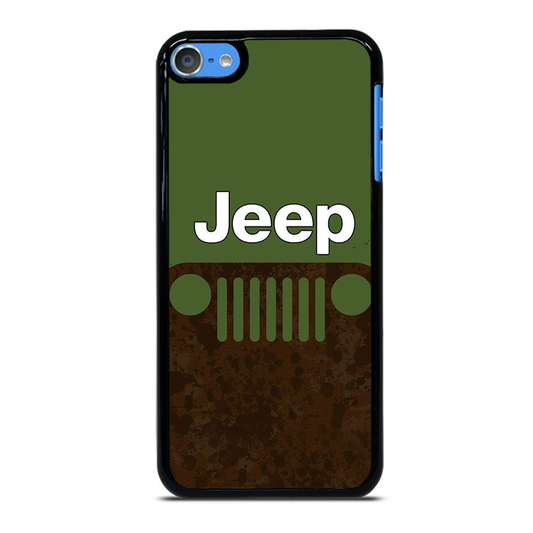 JEEP GREEN RUSTY LOGO iPod Touch 7 Case Cover