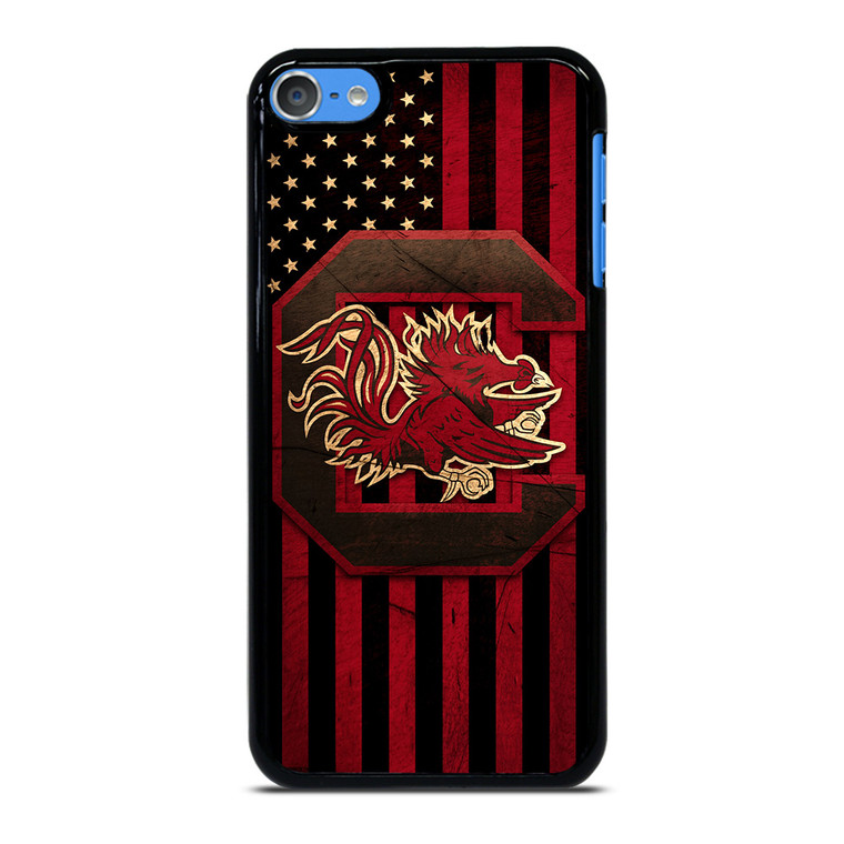 SOUTH CAROLINA GAMECOCKS FOOTBALL FLAG iPod Touch 7 Case Cover