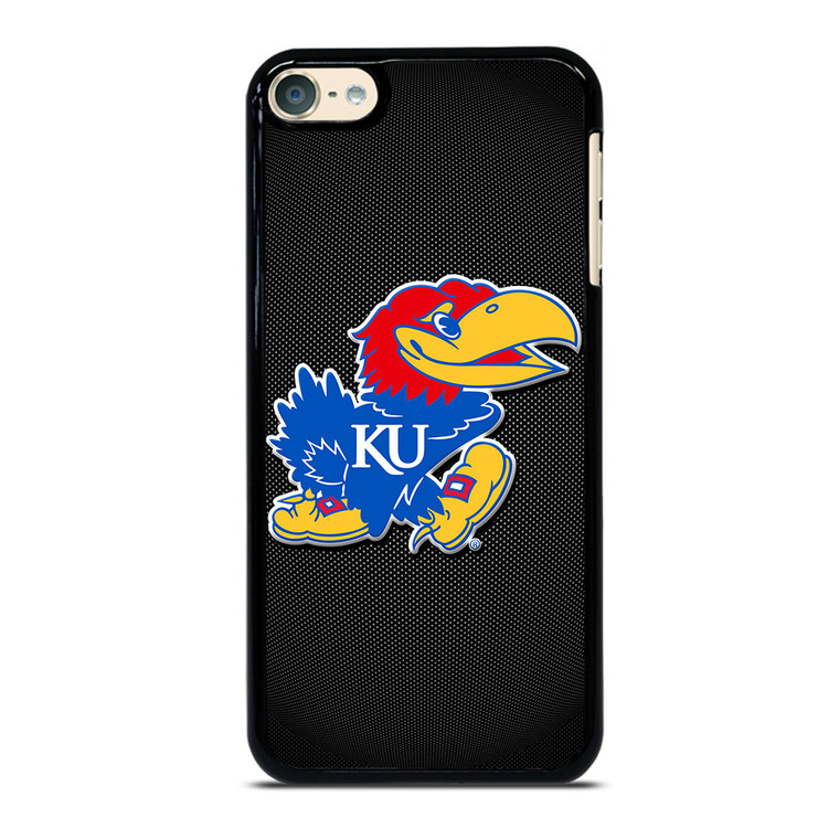KANSAS JAYHAWKS LOGO CARBON iPod Touch 6 Case Cover