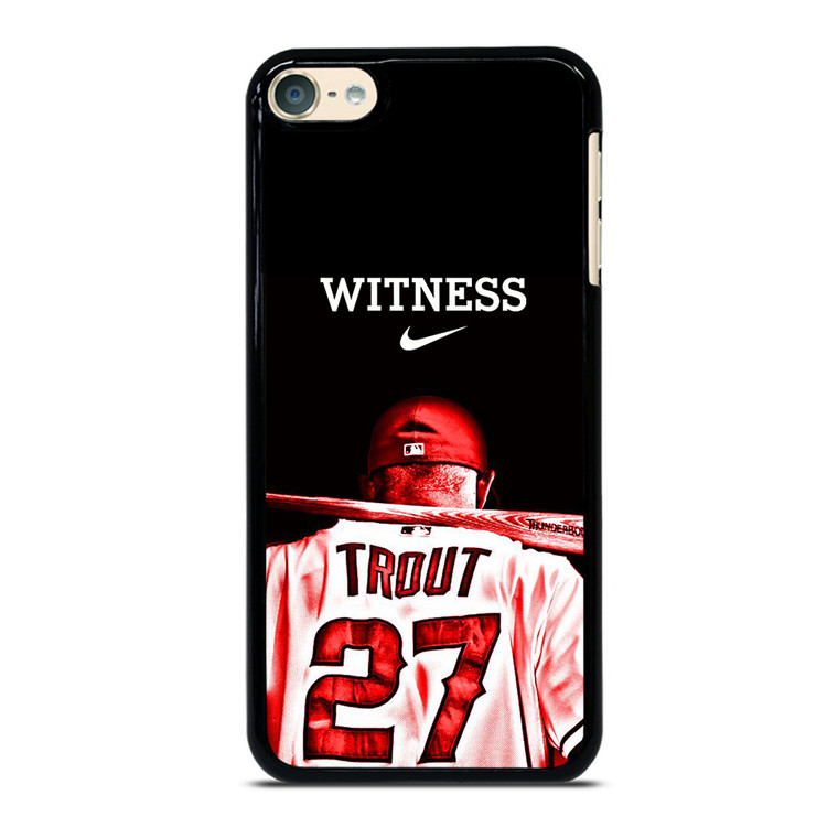 MIKE TROUT LOS ANGELES ANGELS BASEBALL iPod Touch 6 Case Cover