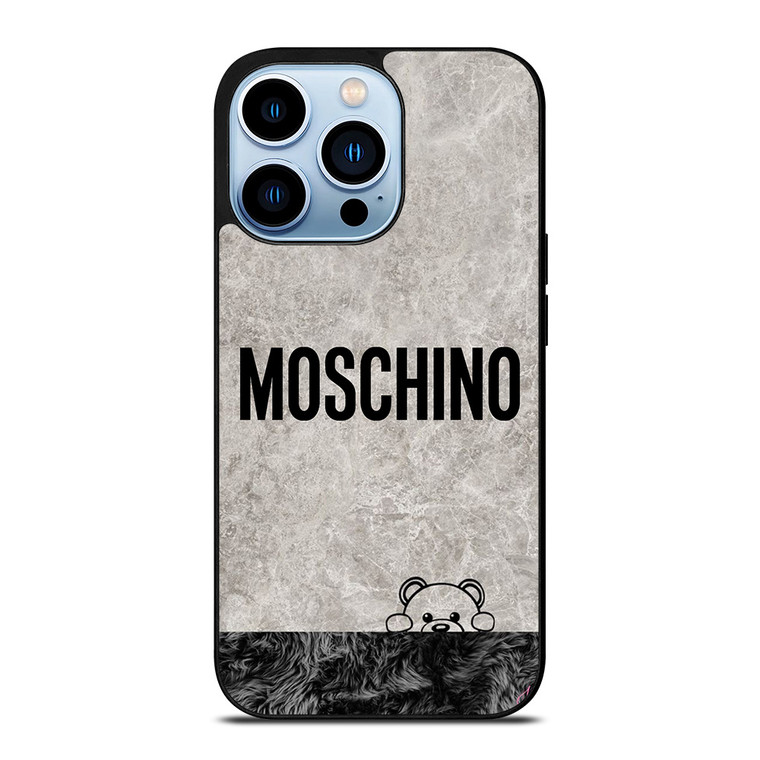 MOSCHINO BEAR HIDING iPhone 13 Pro Max Case Cover