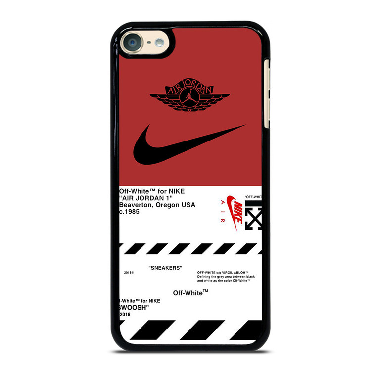 NIKE AIR JORDAN OFF WHITE LOGO iPod Touch 6 Case Cover
