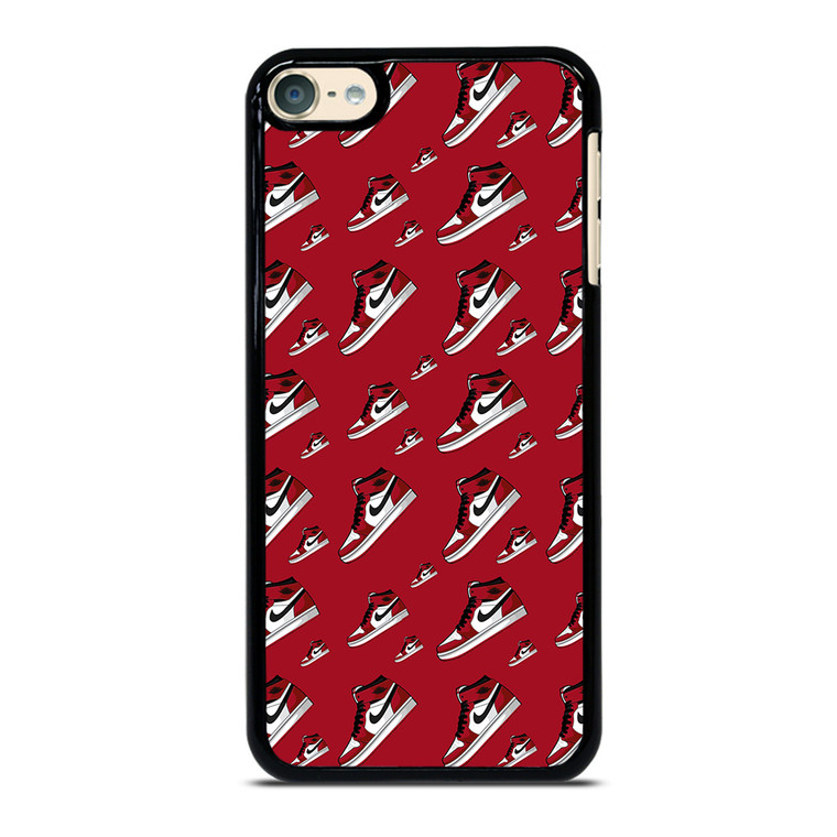 NIKE AIR JORDAN SHOES PATTERN iPod Touch 6 Case Cover