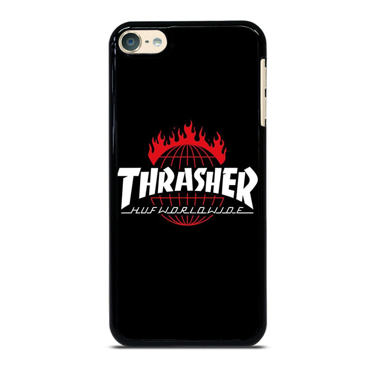 THRASHER HUF WORLDWIDE LOGO iPod Touch 6 Case Cover