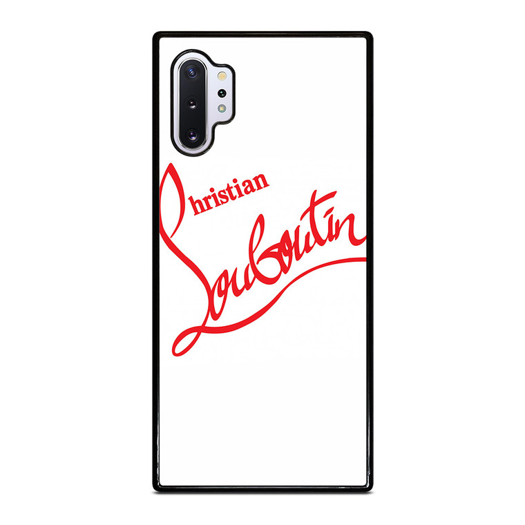 CHRISTIAN LOUBOUTIN WHITE Samsung Galaxy Note 10 Plus Case Cover
