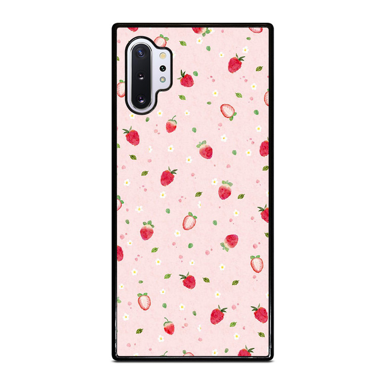 CUTE STRAWBERRY PATTERN Samsung Galaxy Note 10 Plus Case Cover