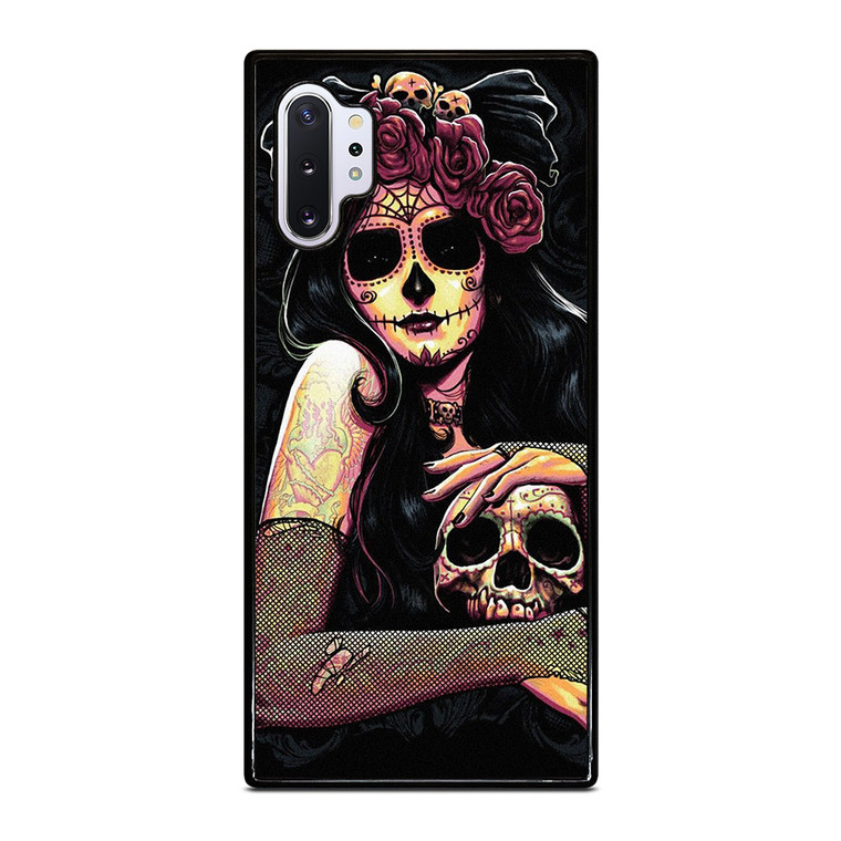 DIA DE LOS MUERTOS ART Samsung Galaxy Note 10 Plus Case Cover