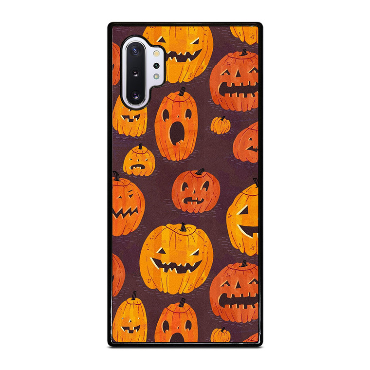 HALLOWEEN PUMPKINS PATTERN Samsung Galaxy Note 10 Plus Case Cover