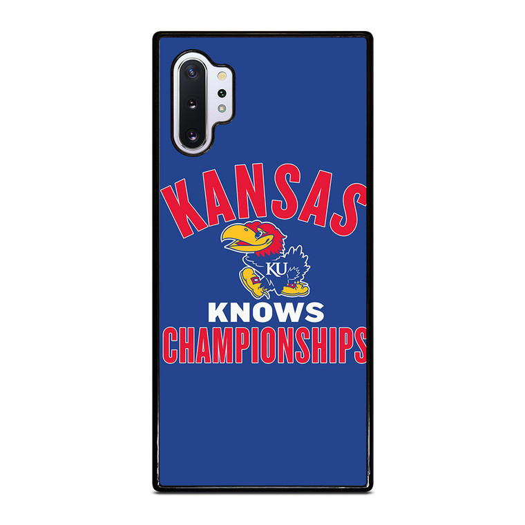 KANSAS JAYHAWKS BASKETBALL CHAMPIONS Samsung Galaxy Note 10 Plus Case Cover
