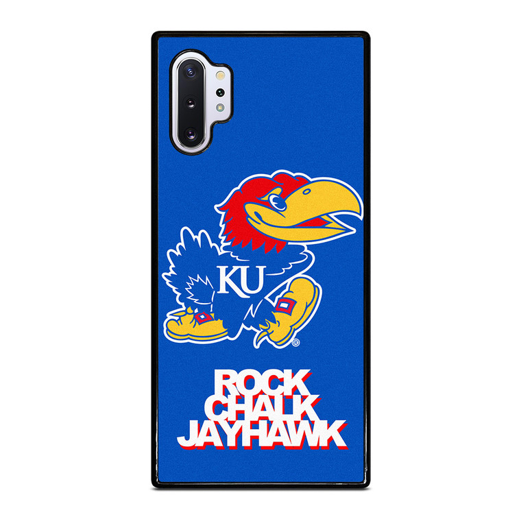 KANSAS JAYHAWKS ROCK CHALK Samsung Galaxy Note 10 Plus Case Cover