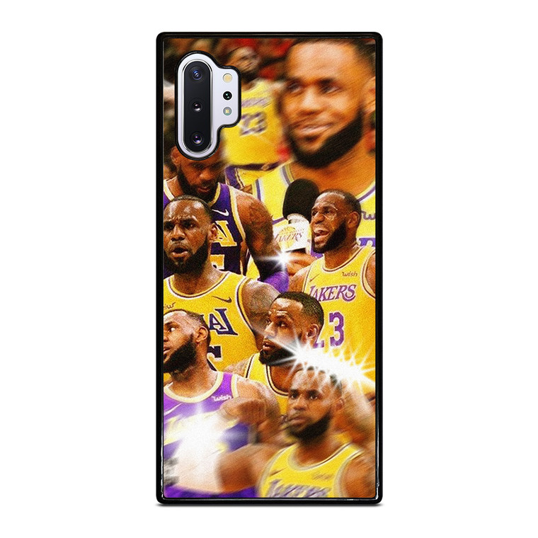 LEBRON JAMES LAKERS COLLAGE 2 Samsung Galaxy Note 10 Plus Case Cover