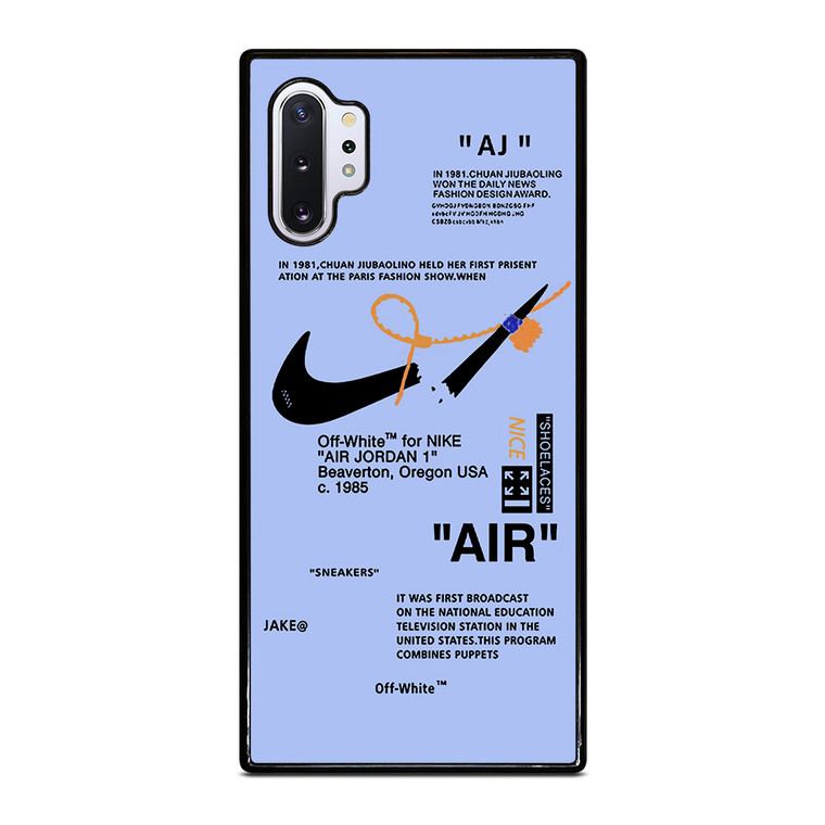 NIKE AIR OFF WHITE TARO Samsung Galaxy Note 10 Plus Case Cover NIKE AIR OFF WHITE TARO Samsung Galaxy Note 10 Plus Case Cover