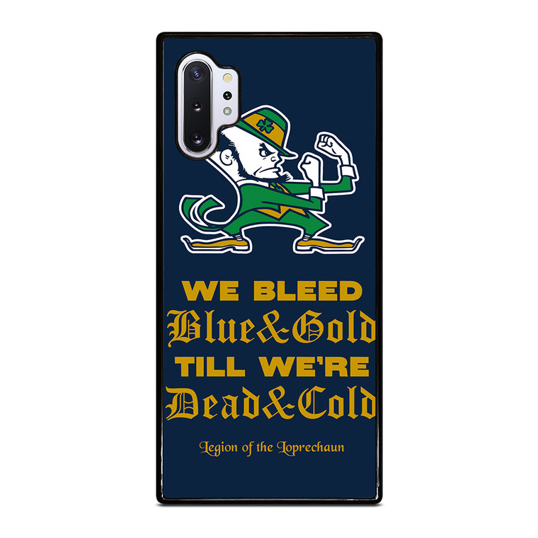 NOTRE DAME BLEED BLUE AND GOLD Samsung Galaxy Note 10 Plus Case Cover