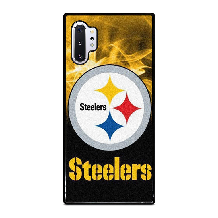 PITTSBURGH STEELERS NFL FIRE Samsung Galaxy Note 10 Plus Case Cover