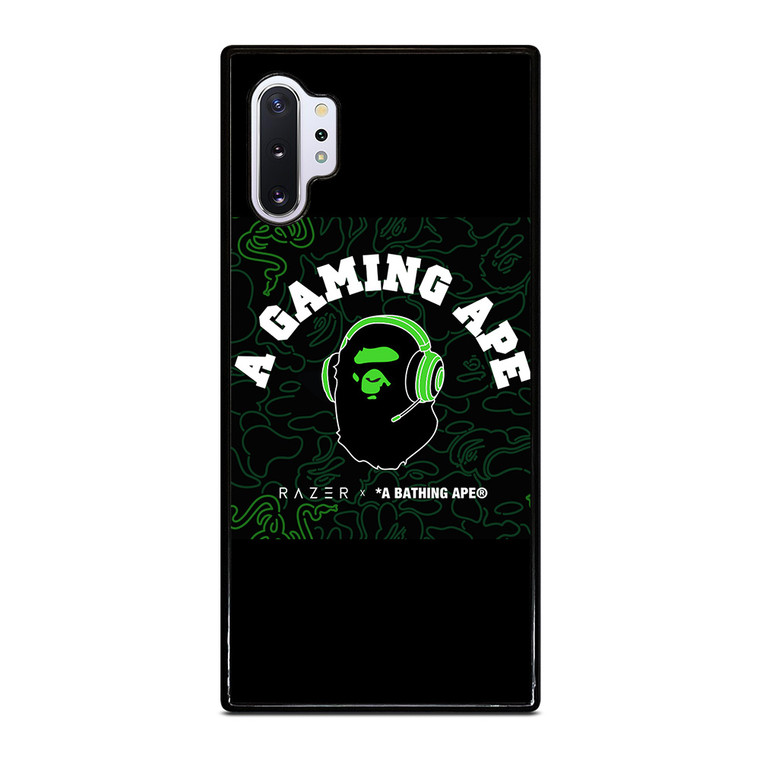 RAZER X BAPE A GAMING APE Samsung Galaxy Note 10 Plus Case Cover