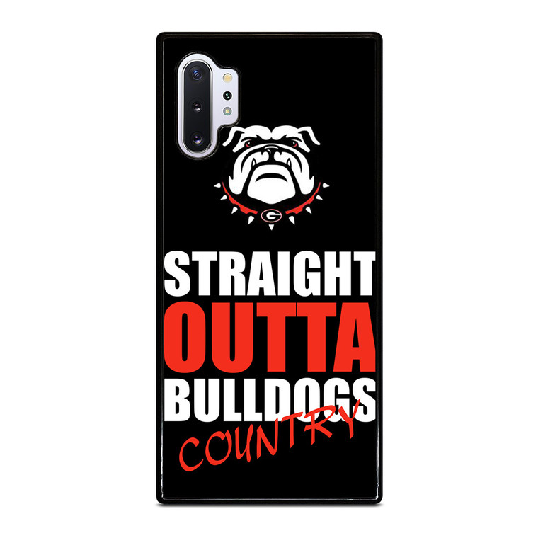 STRAIGHT OUTTA GEORGIA BULLDOGS Samsung Galaxy Note 10 Plus Case Cover