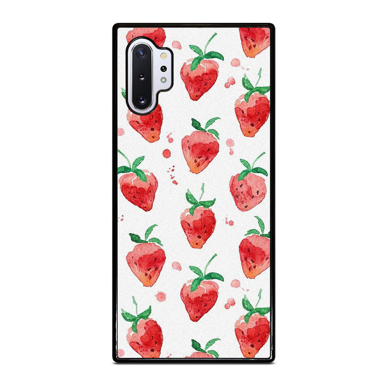 STRAWBERRY BRUSHED PATTERN Samsung Galaxy Note 10 Plus Case Cover
