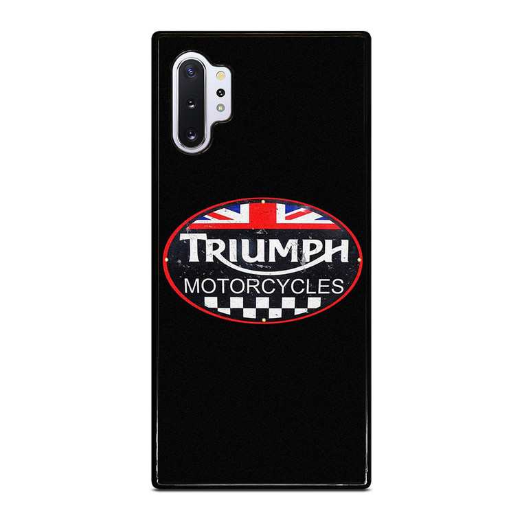TRIUMPH MOTORCYCLES BADGE Samsung Galaxy Note 10 Plus Case Cover TRIUMPH MOTORCYCLES BADGE Samsung Galaxy Note 10 Plus Case Cover