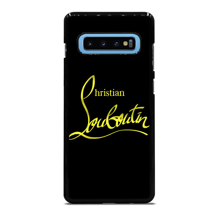CHRISTIAN LOUBOUTIN GOLD LOGO Samsung Galaxy S10 Plus Case Cover