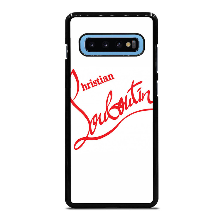 CHRISTIAN LOUBOUTIN WHITE Samsung Galaxy S10 Plus Case Cover