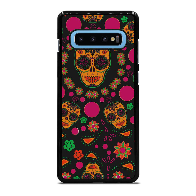 DIA DE LOS MUERTOS PATTERN Samsung Galaxy S10 Plus Case Cover