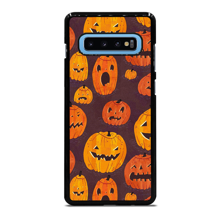 HALLOWEEN PUMPKINS PATTERN Samsung Galaxy S10 Plus Case Cover