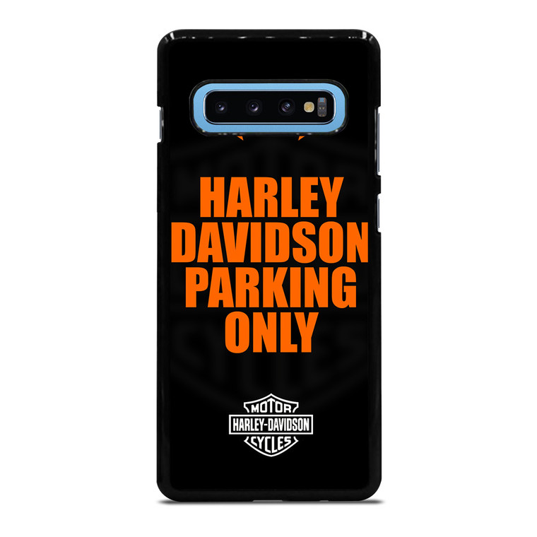 HARLEY DAVIDSON PARKING ONLY Samsung Galaxy S10 Plus Case Cover