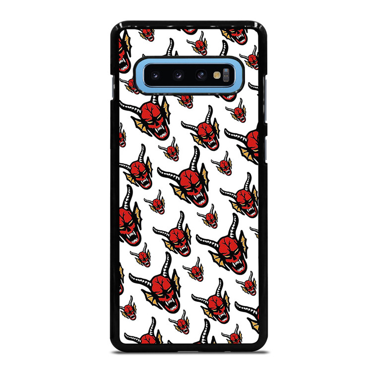HELLFIRE CLUB STRANGER THINGS PATTERN Samsung Galaxy S10 Plus Case Cover