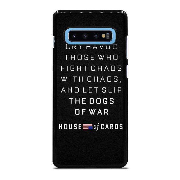 HOUSE OF CARDS QUOTES Samsung Galaxy S10 Plus Case Cover
