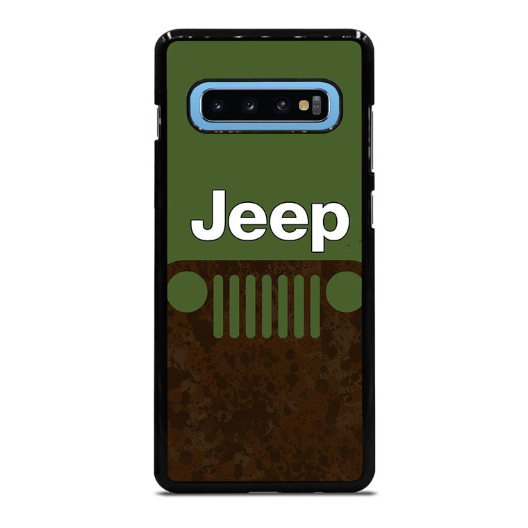 JEEP GREEN RUSTY LOGO Samsung Galaxy S10 Plus Case Cover