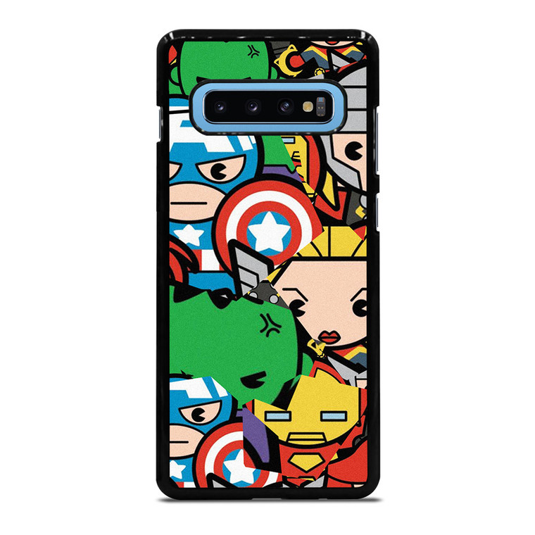 MARVEL COMIC CHARACTERS COLLAGE Samsung Galaxy S10 Plus Case Cover